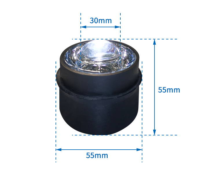 Tempered glass road stud