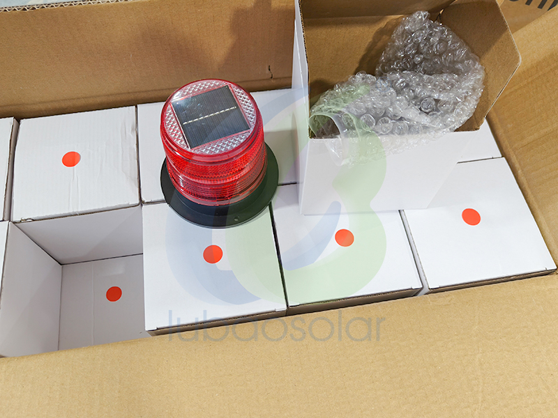LB-6180 Solar magnetic strobe beacon lights