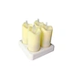 Rechargeable wind-powered candle (yellow light, no remote control)