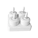 Rechargeable LED Candle Light (1-to-12 Yellow Light Bullet Head Model)