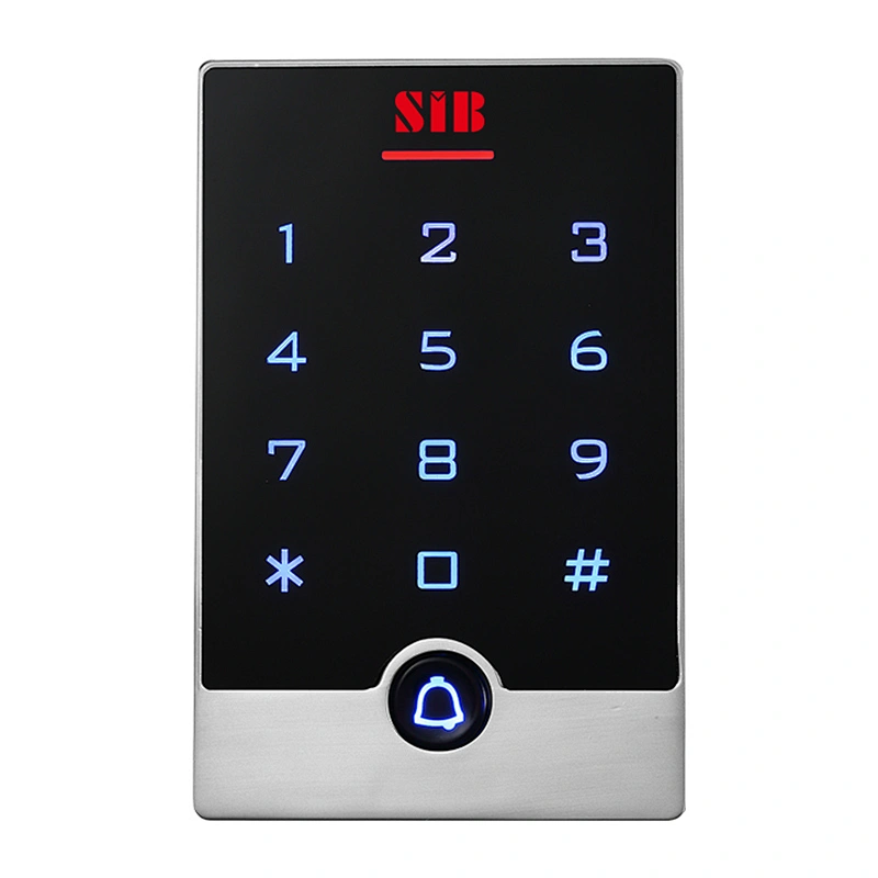 Metal digital backlit standalone access control with door bell