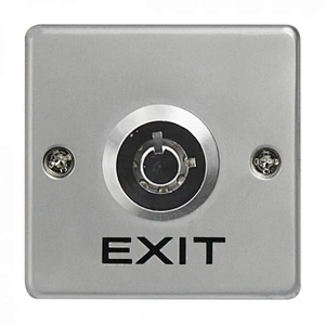 Stainless Steel Exit Button With Key OP15K