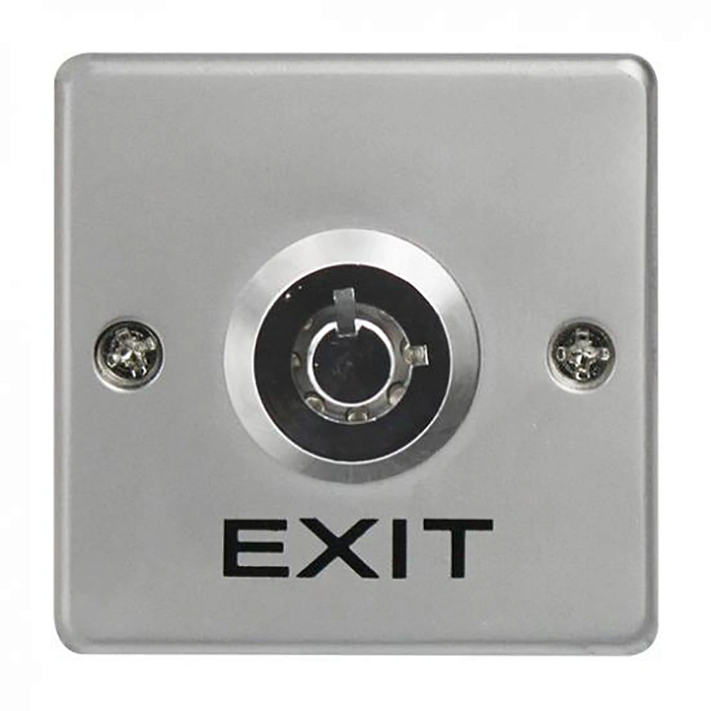 Stainless Steel Exit Button With Key OP15K