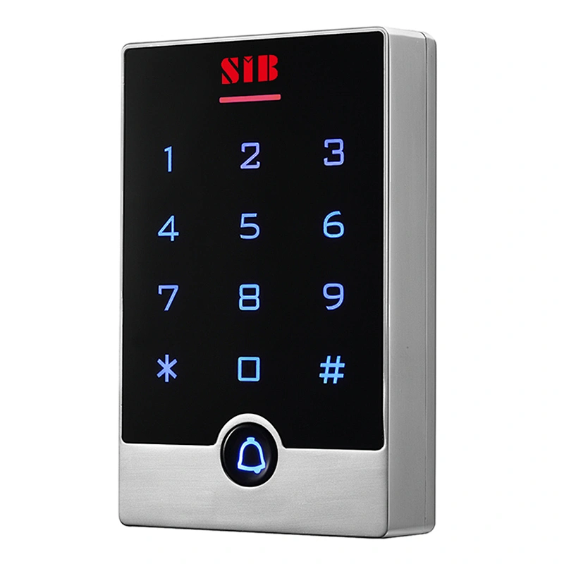 Metal digital backlit standalone access control with door bell