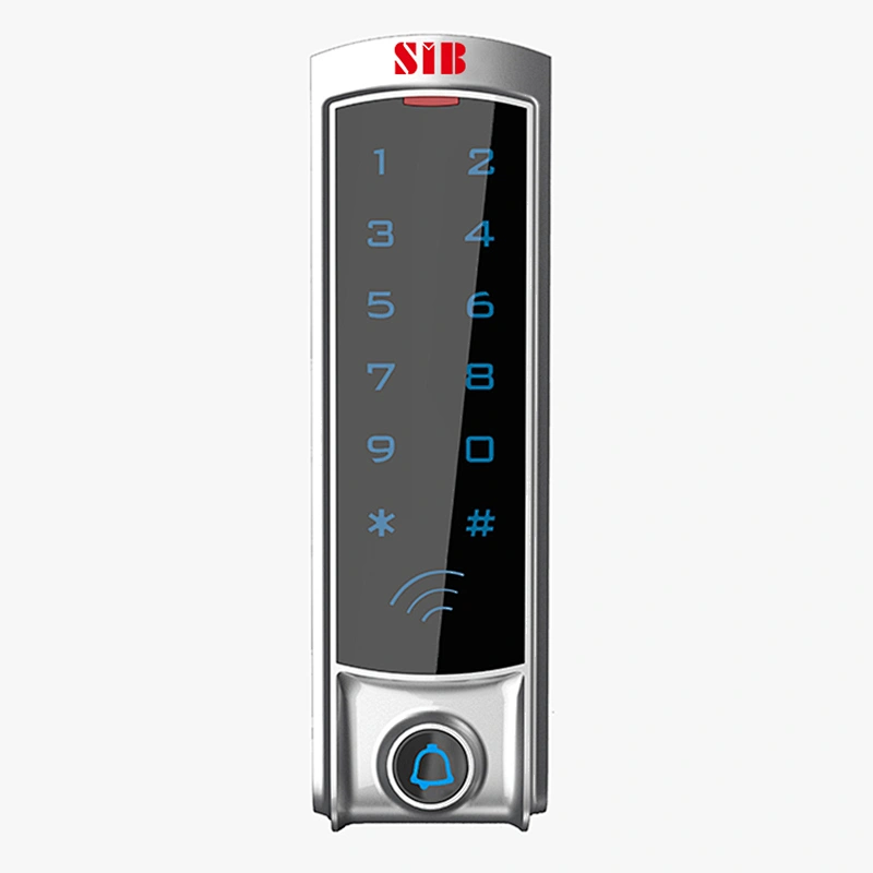 Narrow metal case controller and reader