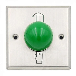 Mushroom Stainless Steel Exit Button OP23D