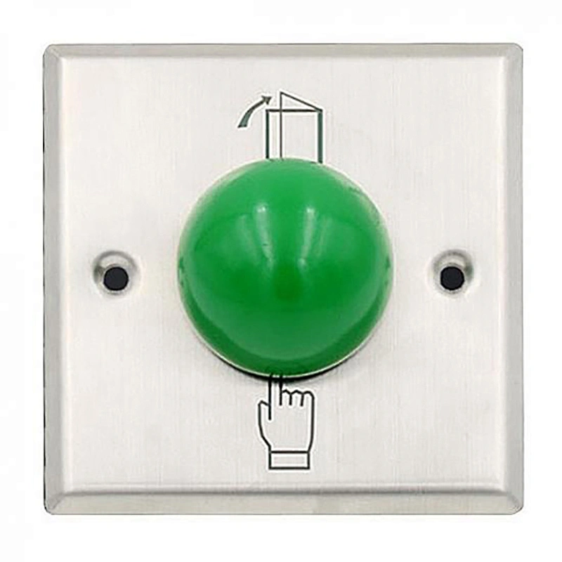 Mushroom Stainless Steel Exit Button OP23D