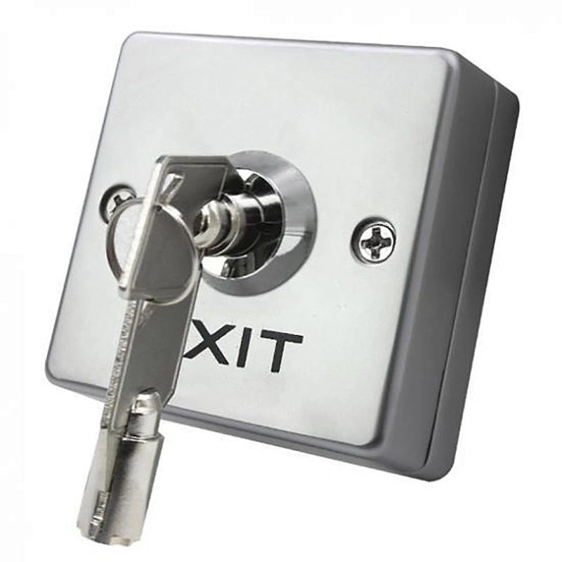 Stainless Steel Exit Button With Key OP15K