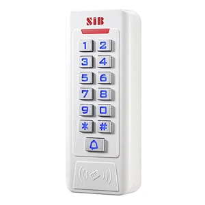 Plastic Standalone Access Control with two relays/Double doors standalone access control and reader