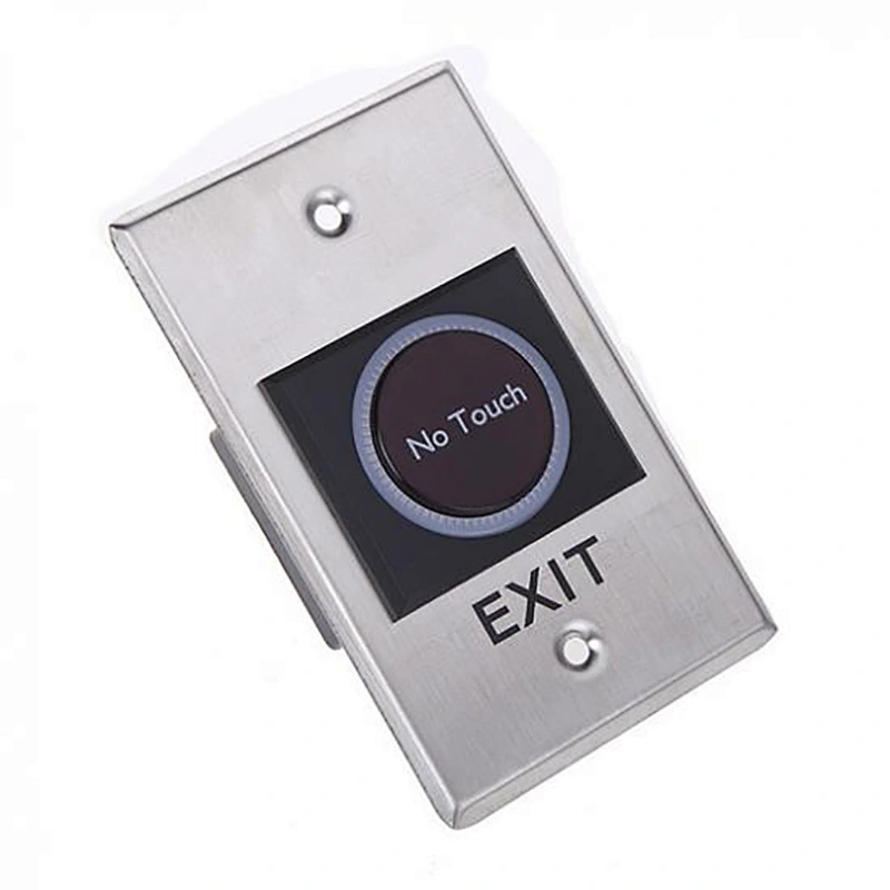 No Touch Exit Button With Remote Controller Infrared Sensor Exit Button Waterproof Steel Button