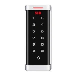 Slim digital backlit touch keypad access control reader