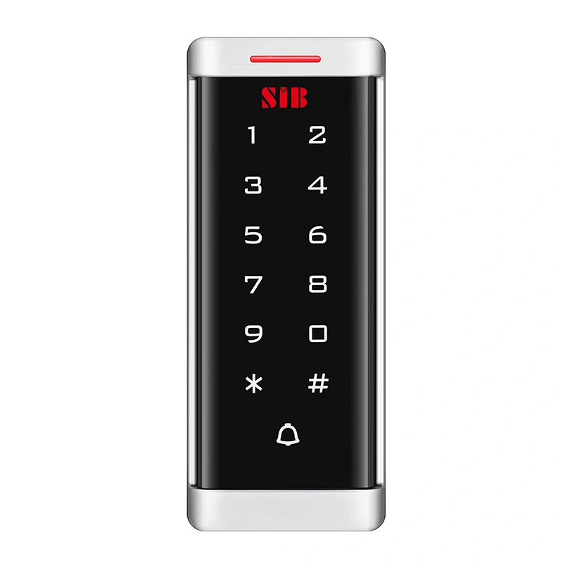 Slim digital backlit touch keypad access control reader
