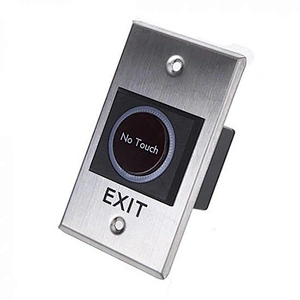 No Touch Exit Button With Remote Controller Infrared Sensor Exit Button Waterproof Steel Button