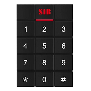 Plastic standalone access control and reader with touch keypad