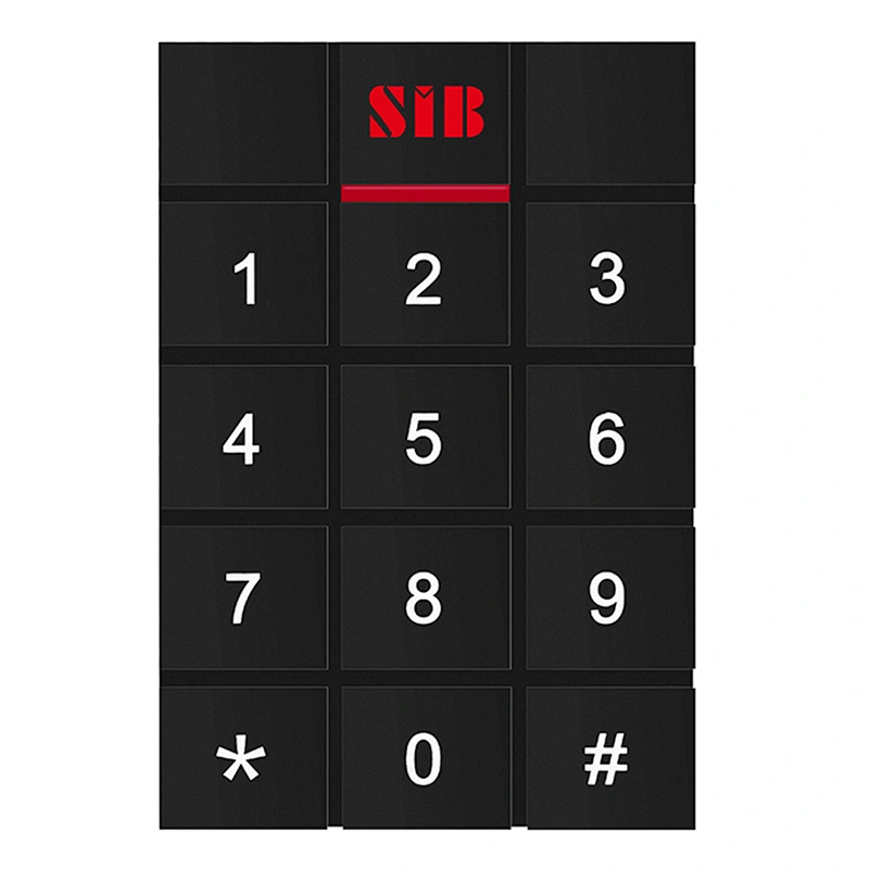 Plastic standalone access control and reader with touch keypad