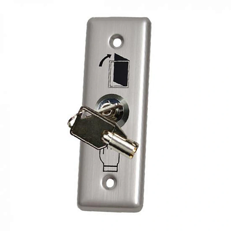 Door Switch Stainless Steel Button With Key OP03K