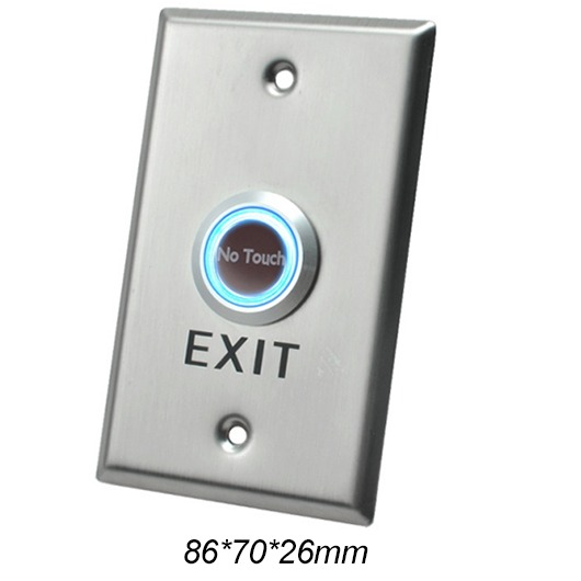 Stainless Steel 12v Contactless Infrared Sensor No Touch Exit Button