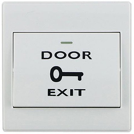 12v Suface Installing Door Exit Button Door Open Exit Switch Plastic Exit Button