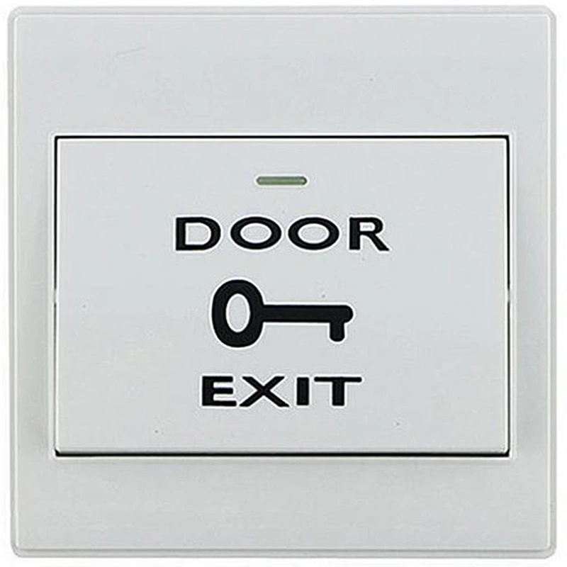 12v Suface Installing Door Exit Button Door Open Exit Switch Plastic Exit Button