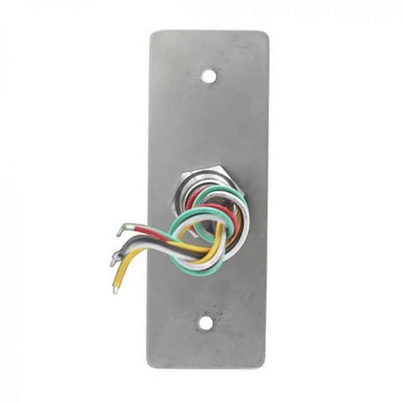 Stainless Steel Door Exit Button With No/com