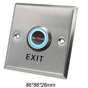 12v Exit Button Touchless No Touch Access Control Door Exit Push Button