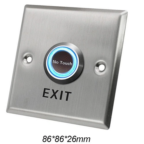 12v Exit Button Touchless No Touch Access Control Door Exit Push Button