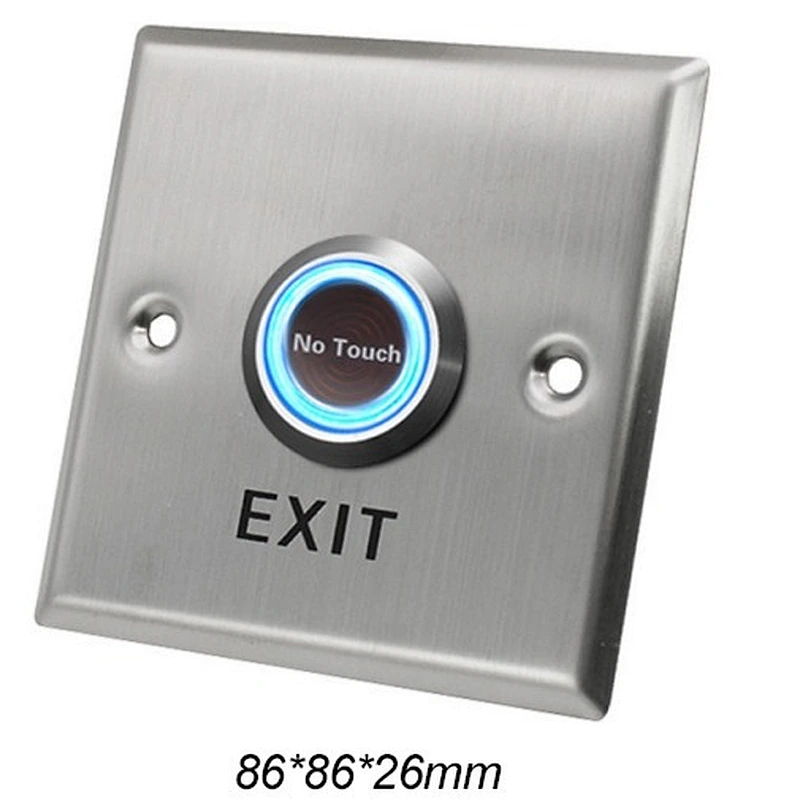 12v Exit Button Touchless No Touch Access Control Door Exit Push Button