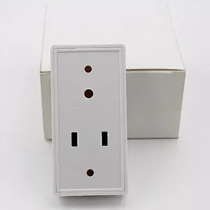 White Plastic Mini Push Exit Button Door Exit Release Button Security Access Control System