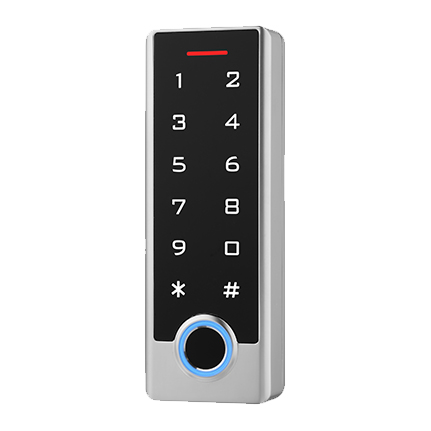 Multifunction standalone access control with touch keypad and fingerprint