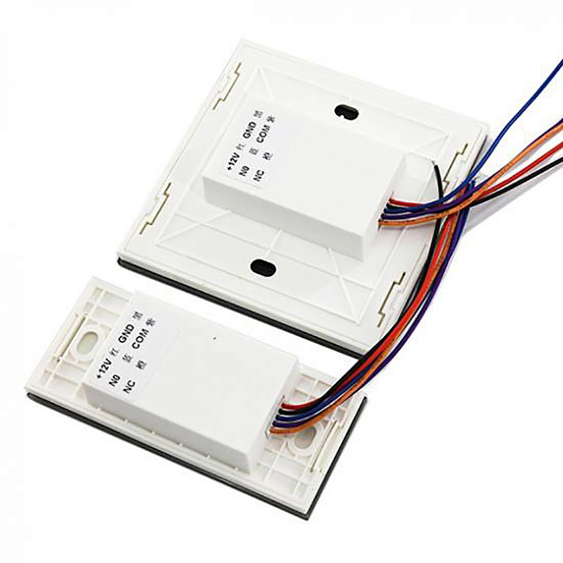 Tempered Glass Panel Ir Infrared Sensor Exit No Touch Button Contactless Access Control Door Switch Touchless Exit Button