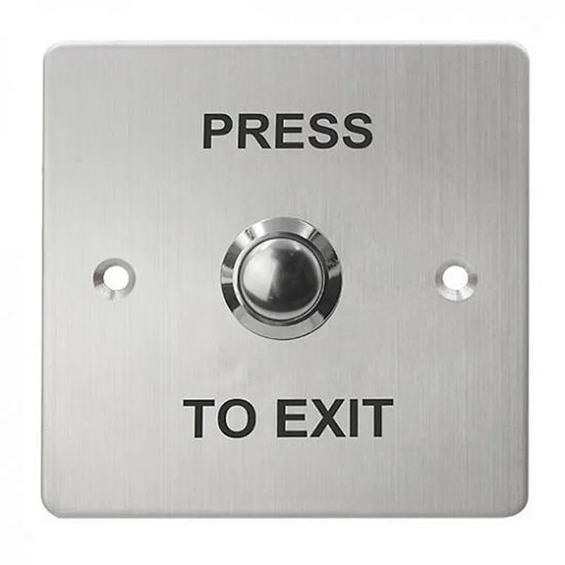 Door Exit Button Push Relase Button Stainless Steel Acceess Control Accessories Push Button Switch