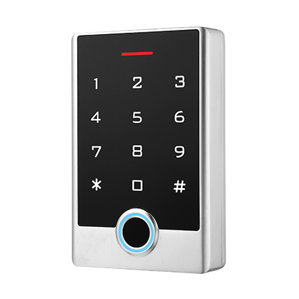 Multifunction standalone access control with touch keypad and fingerprint
