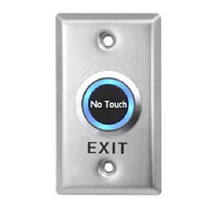 USA Standard Size Door Access Control System Contactless Exit Button With Led Infrared Exit Button Switch