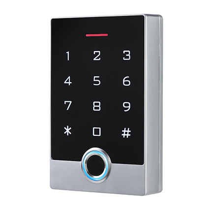 Multifunction standalone access control with touch keypad and fingerprint