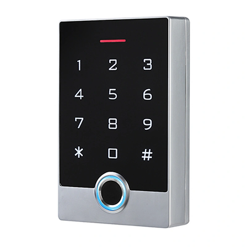 Multifunction standalone access control with touch keypad and fingerprint