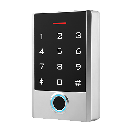 Multifunction standalone access control with touch keypad and fingerprint