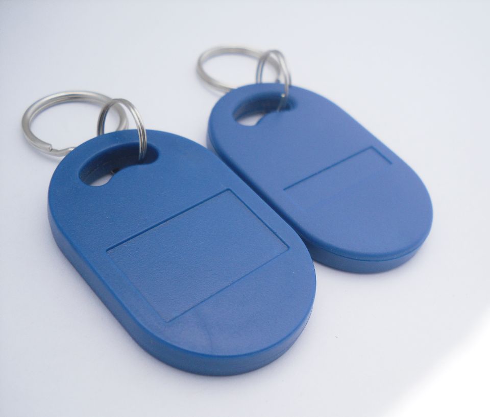 Flat EM Mifare RFID Keyfob 125Khz  13.56Mhz