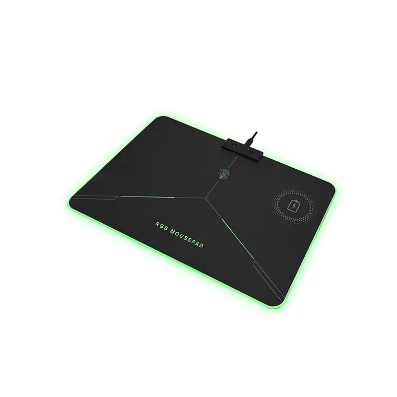 RGB gaming mousepad with wireless charger, Wireless charger gaming mousepad