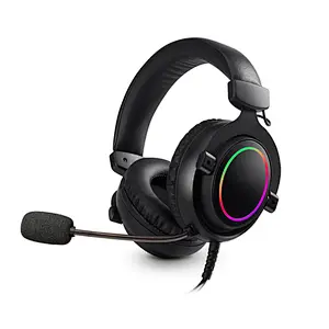 Gaming headphone with RGB light