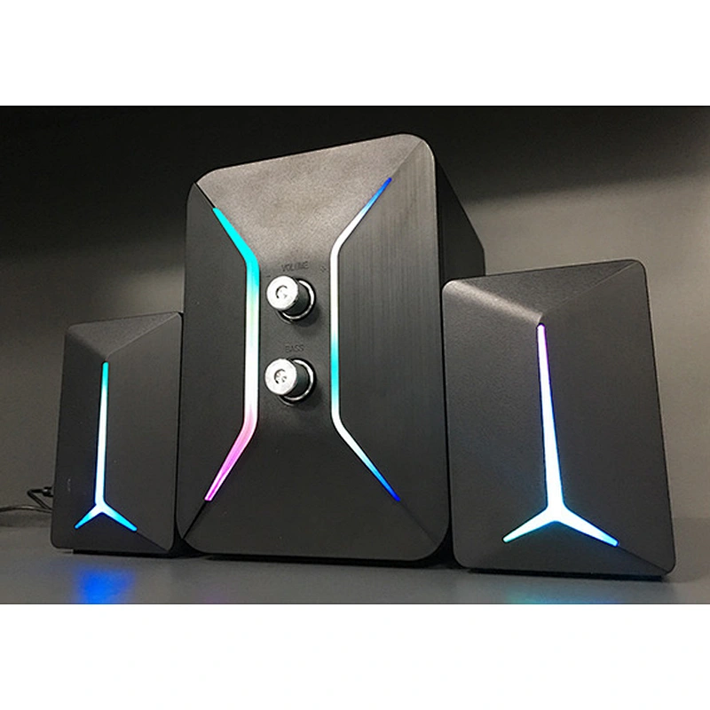 2.1 Gaming Speaker with 7 Colored LED Light