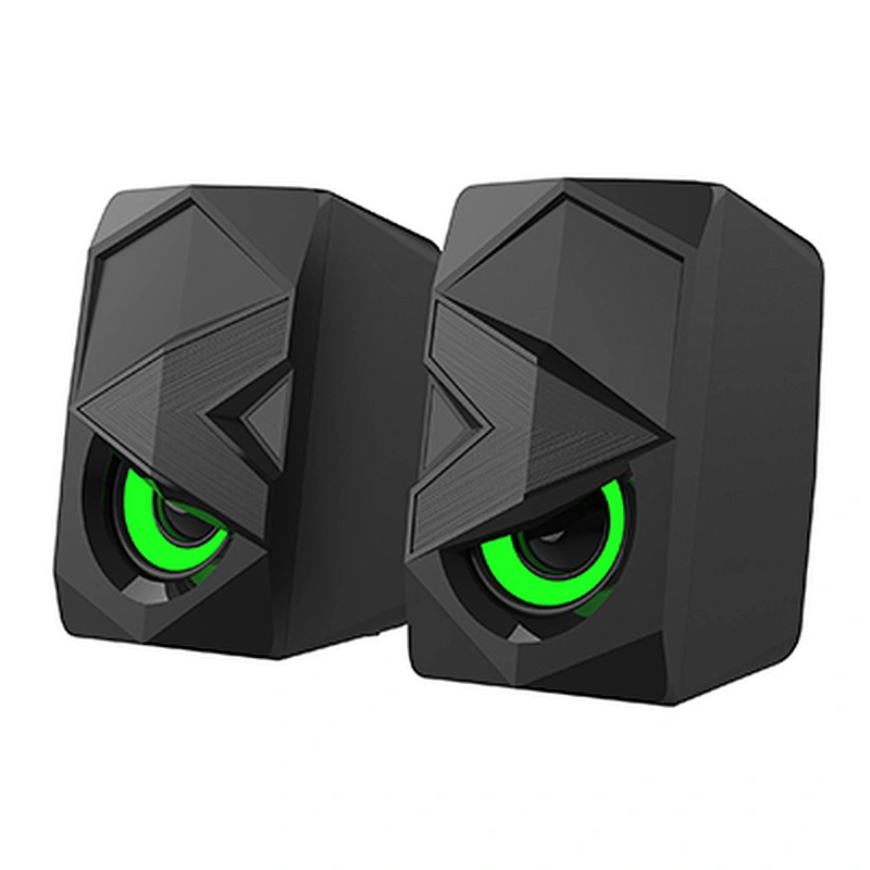 7 Colored LED Light USB Gaming Speaker