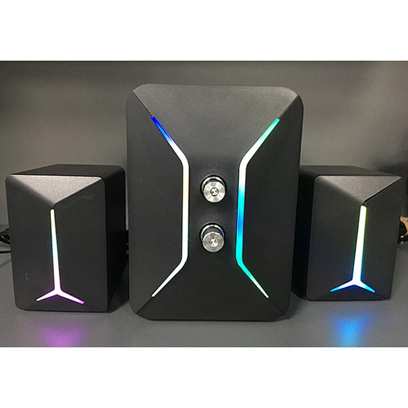 2.1 Gaming Speaker with 7 Colored LED Light