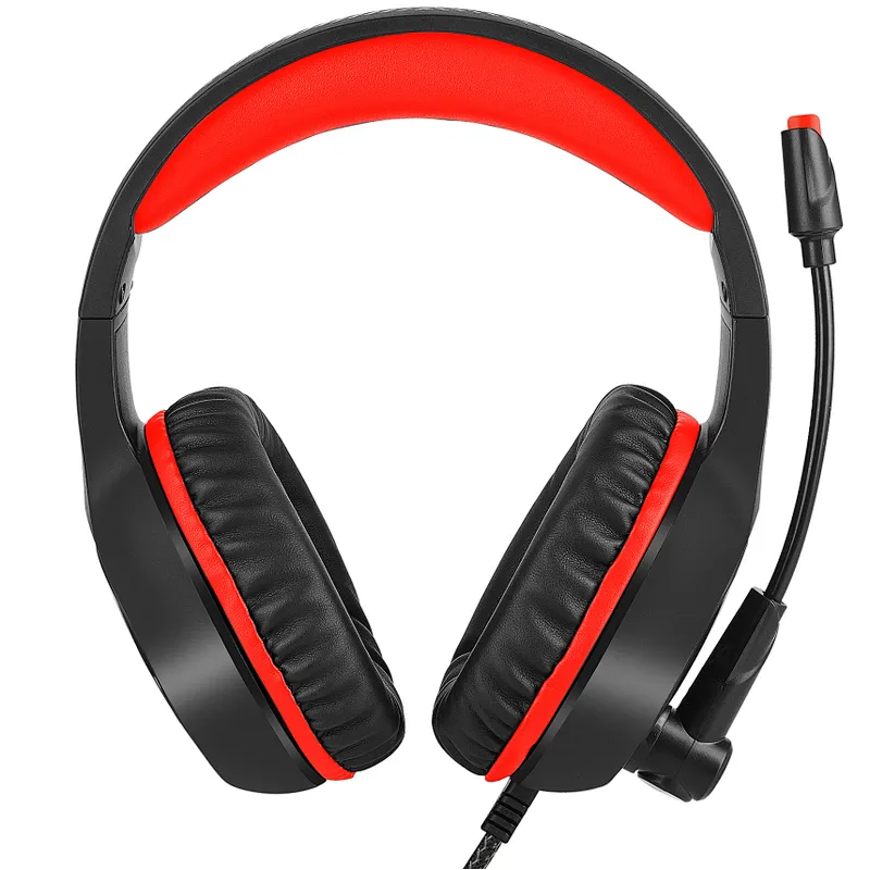 Gaming headphone with LED light