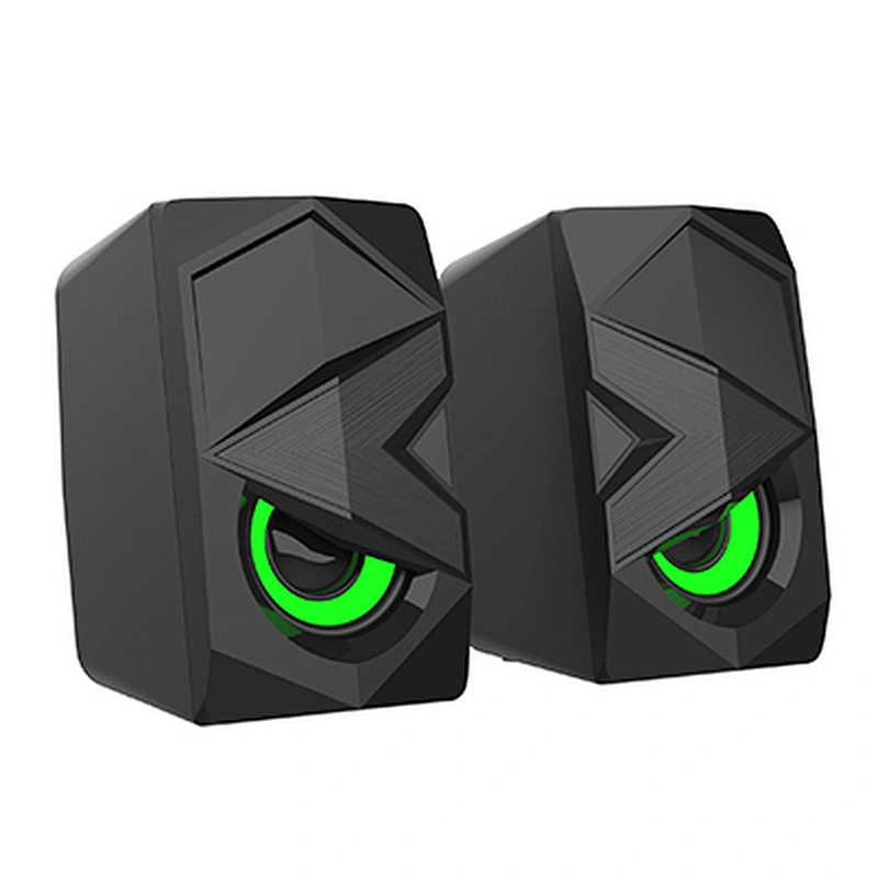 7 Colored LED Light USB Gaming Speaker