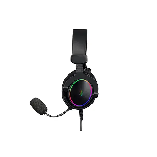 Gaming headphone with RGB light