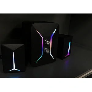2.1 Gaming Speaker with 7 Colored LED Light
