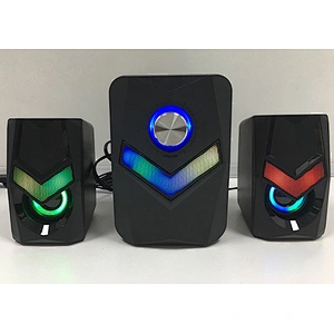 2.1 Gaming Speaker with 7 Colored LED Light with 11W