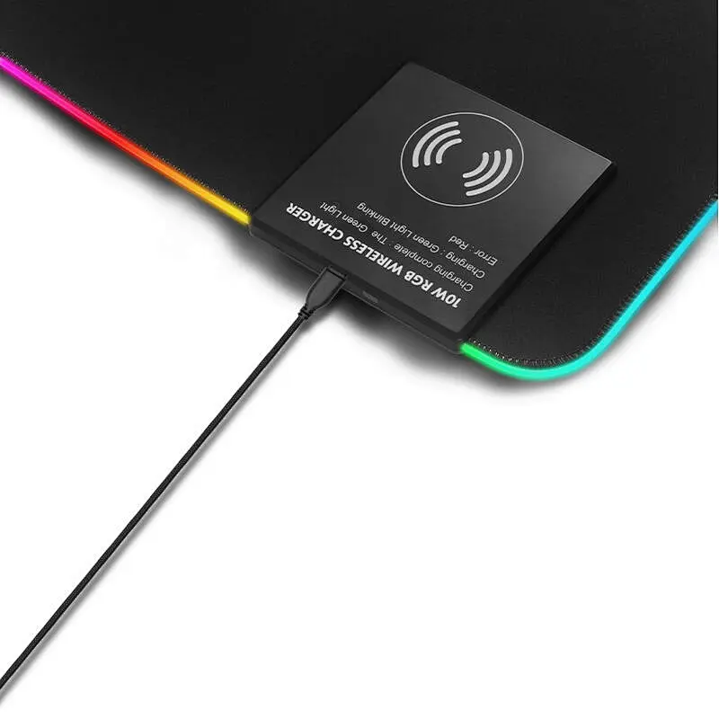 RGB gaming mousepad with wireless charger from China Manufacturer ...