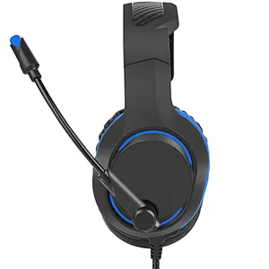 Gaming headphone with LED light