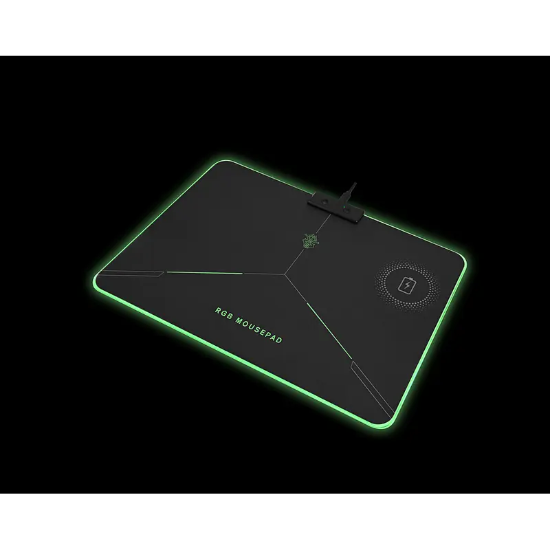 RGB gaming mousepad with wireless charger, Wireless charger gaming mousepad